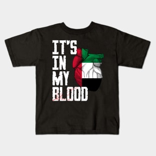 United Arab Emirates it's in my Blood Kids T-Shirt